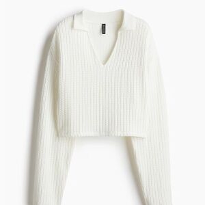H&M Cream Oversize Sweater